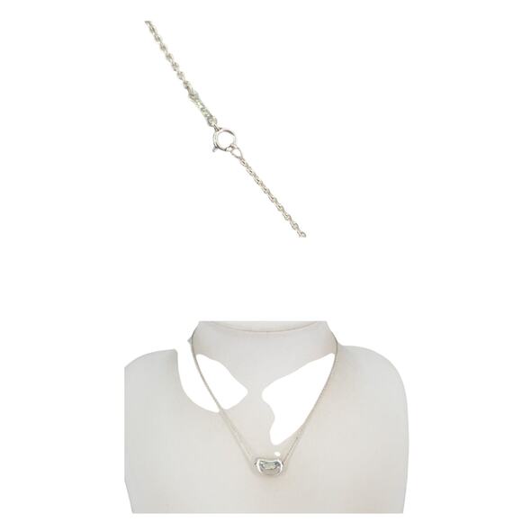 Tiffany & Co. Sterling Silver Bean Necklace  – Certified Authentic - Picture 1 of 4